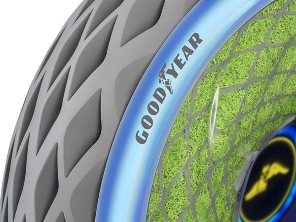 Goodyear Oxygene 3D printed concept tire uses live plants to clean the air (3ders.org)